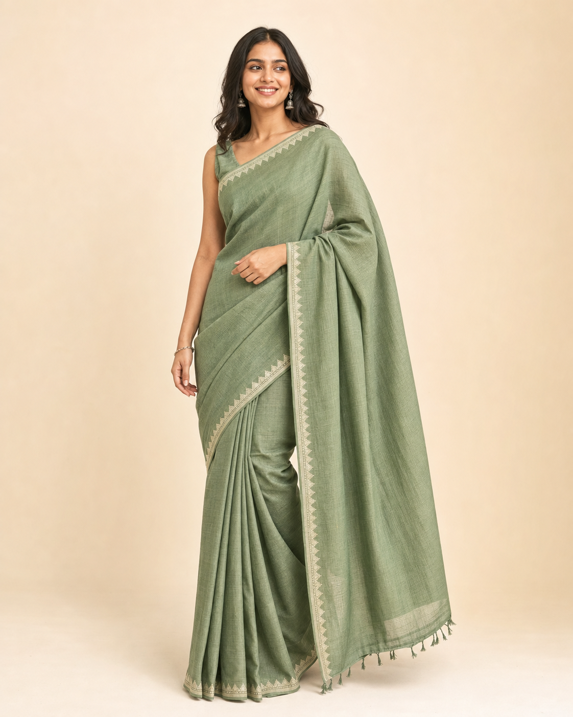 Sage Handloom Saree